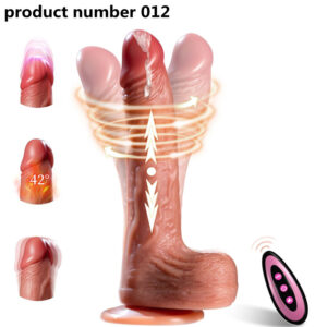 Product Number 012// Realistic Dildo Vibrator Heating Big Dick Penis Penetration Anal Telescopic Vibrator Female Vagina Stimulator Sex Toys for Women