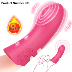 Product Number 081// Heating Finger Vibrator for Women G Spot Fast Orgasm Vagina Clitoris Clit Nipple Stimulator Female Lesbian Sex Toy Adult