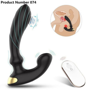 Product Number 074 // Male Female Sex Toys Wireless remote control prostate anal plug massager Women