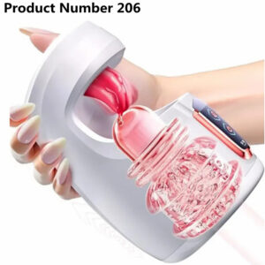 Product Number 206// Tongue Licking Male Masturbator 10 Thrusting Blowjob Sex Machine Stroker for Glans Training Sex Toys for Men