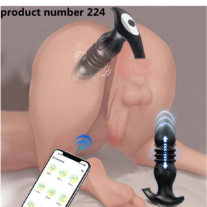 Product Number 224// APP Control Male Thrusting Prostate Massager Vibrator for Men Gay Anal Plug Telescopic Butt Plug Female Sex Toy for Adult