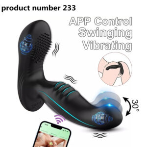 Product Number 233// APP Control Male Wiggle Prostate Massager Anal Vibrator Butt Plug Tickling Prostate Stimulator Anal Buttplug Sex Toys For Men