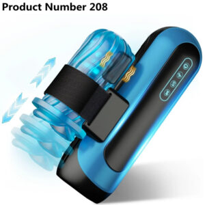 Product Number 208 // Interchangeable Pocket Pussy Automatic Male Masturbator Blowjob with 6 Types of Piston and 5 Speed Changes Modes