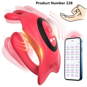 Product Number 228// App Wearable Panty Vibrator for Couple Women Adult Sex Toys Long Distance Rabbit Stimulator for G Spot Clitoral Penis