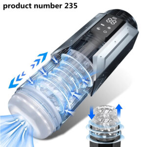 Product Number 235 // LCD 3in1 Automatic Male Mastubator Blowjob Masturbation Cup with 7 Sucking& Thrusting& Rotating Modes