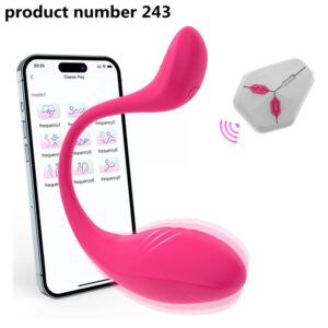 Product Number 243// Remote APP Control Vibrator Egg 9 Speed Clitoris Stimulator Vaginal Massager Adult Wearable Masturbation Sex Toy