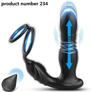 Product Number 234 // Telescopic Vibrating Butt Plug Anal Vibrator Wireless Remote Sex Toys for Women Ass Anal Dildo Prostate Massager Men