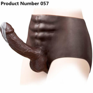 Product Number 057 // Strap on Dildo Sex Toys- Safety Elastic Silicone Wearable Dildos Panties Simulation Transgender Clothing Adult Sex Toy