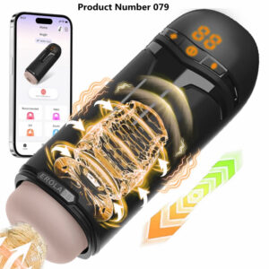 Product Number 079 // Telescopic Blowjob Masturbation APP Control Sucking Vagina Pocket Sex Machines Male Masturbation Cup Adult Sex Toys