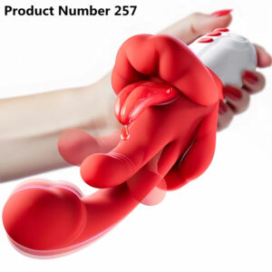 Product Number 257 // 5 IN 1 Dildo Vibrator for Women Swings Tongue G Spot Clitoral Stimulator Vaginal Massage Female Masturbator Adult Sex Toy