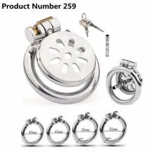 Product Number 259 // Male Super Mini Chastity Cage Stainless Steel Chastity Device Penis Cage Cock Ring With Lock Sex Toys For Men BDSM