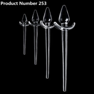 Product Number 253 // Transparent Silicone Safety Material Soft Anal Plug