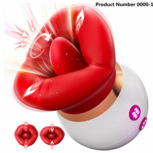 Product Number 0000-1 // 3 in 1 Tongue licking Vibrator Clitoris Nipple Stimulator Massager Vagina Mouth Biting Masturbators Adults Sex Toys For Woman